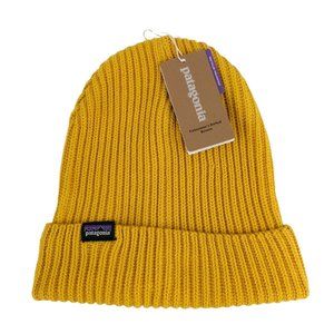Patagonia Mustard Ribbed Beanie